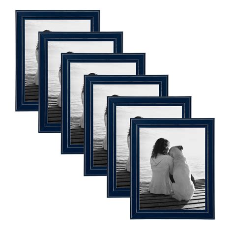 blue picture frames 8x10.